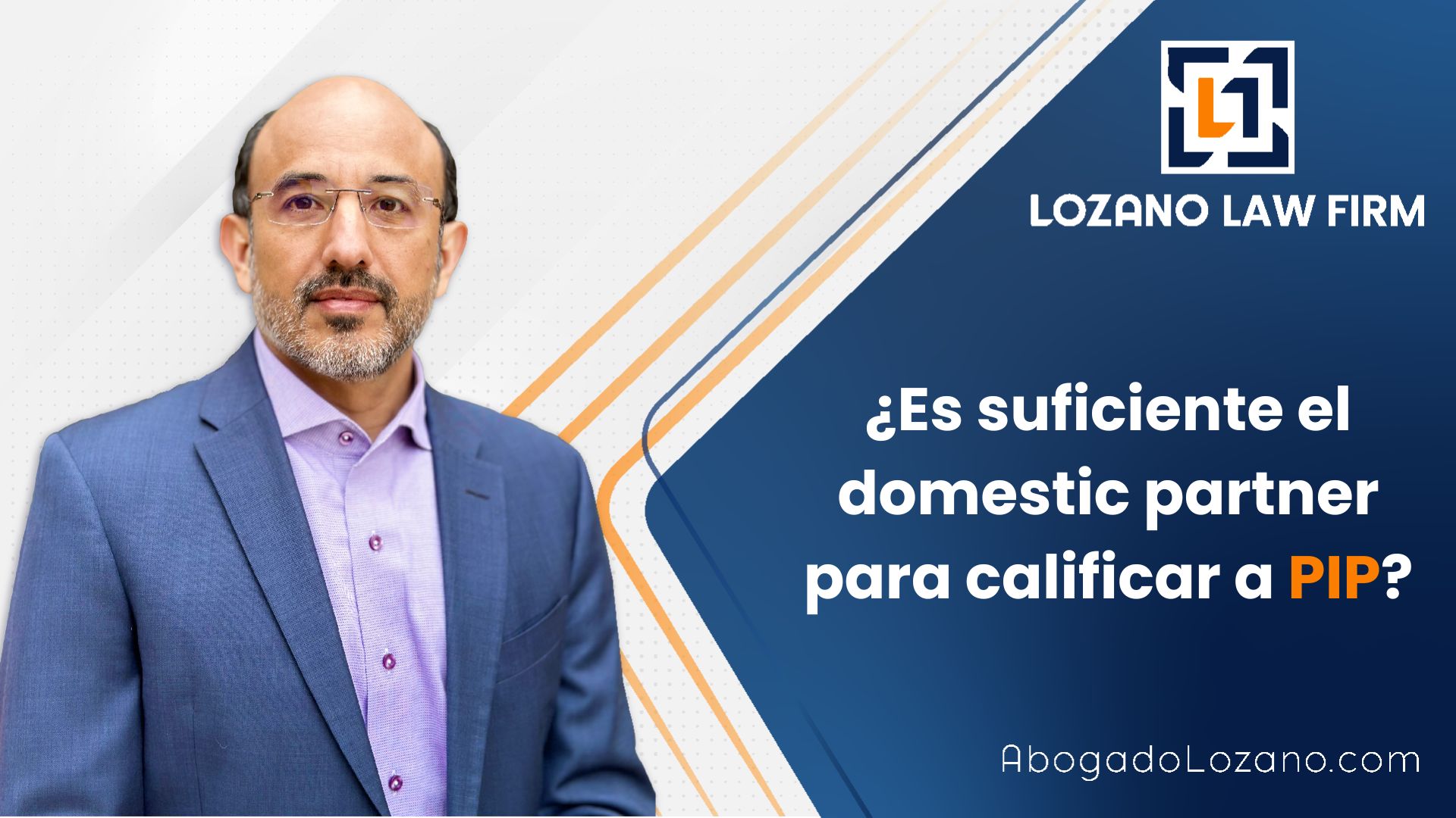 es suficiente el domestic partner para calificar a pip