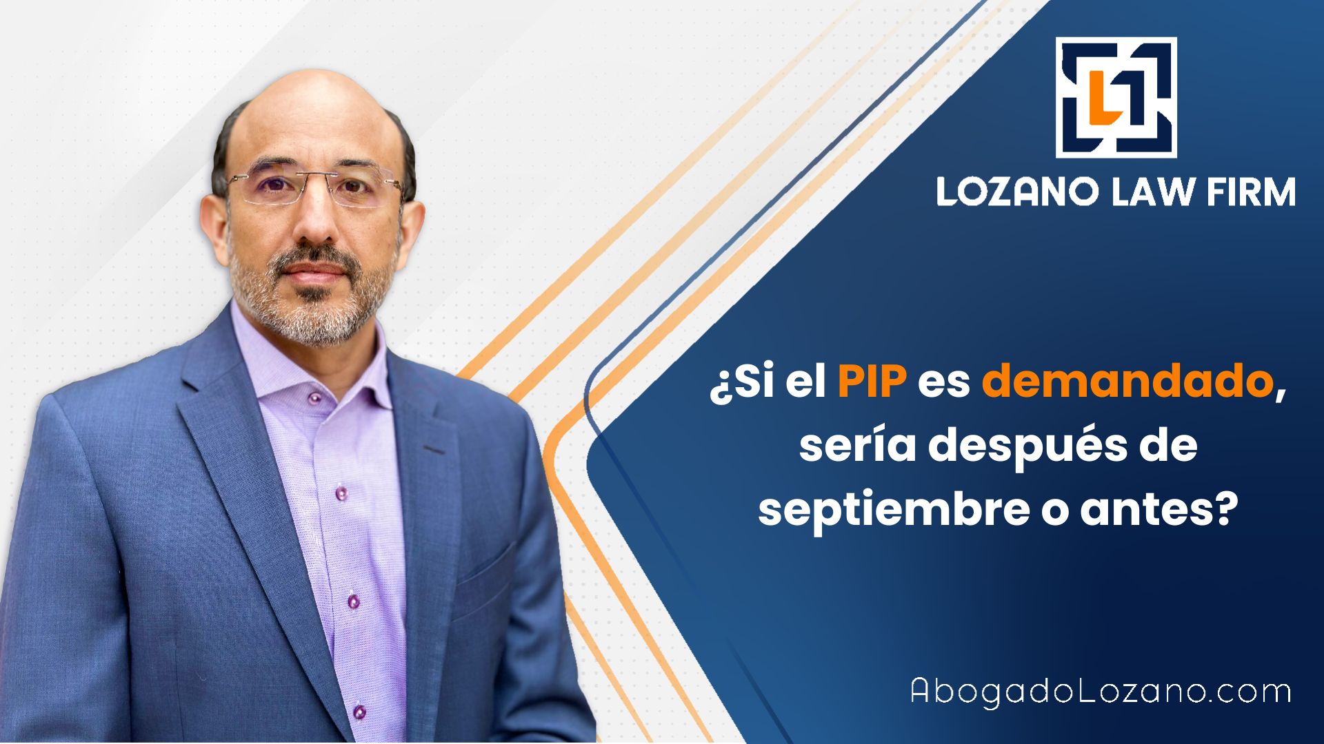 si el pip es demandado seria despues de septiembre o antes